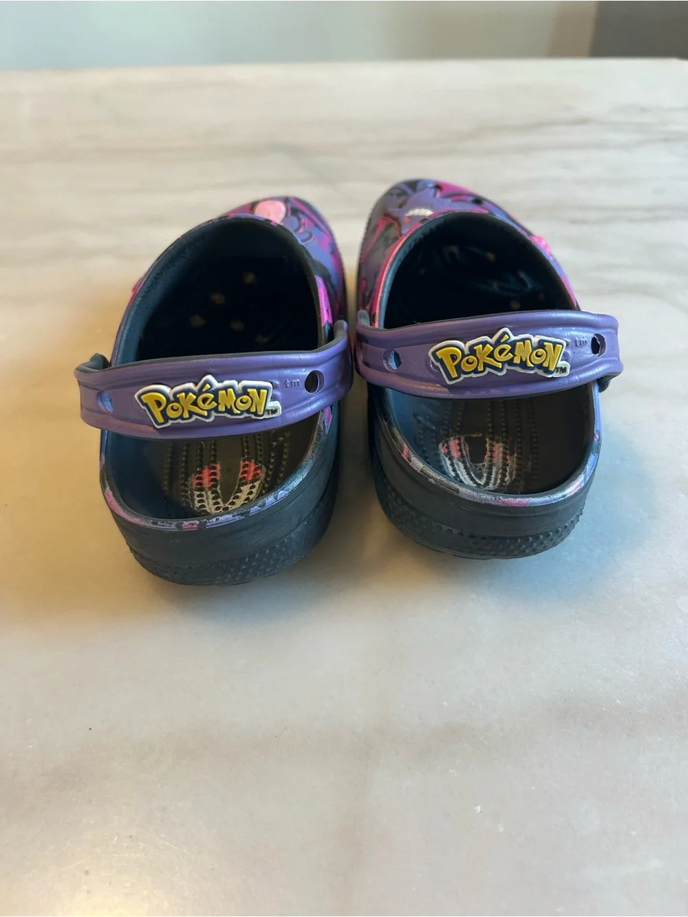 Rare Pokémon Gengar Crocs Kids Size 1 J1 Limited Edition